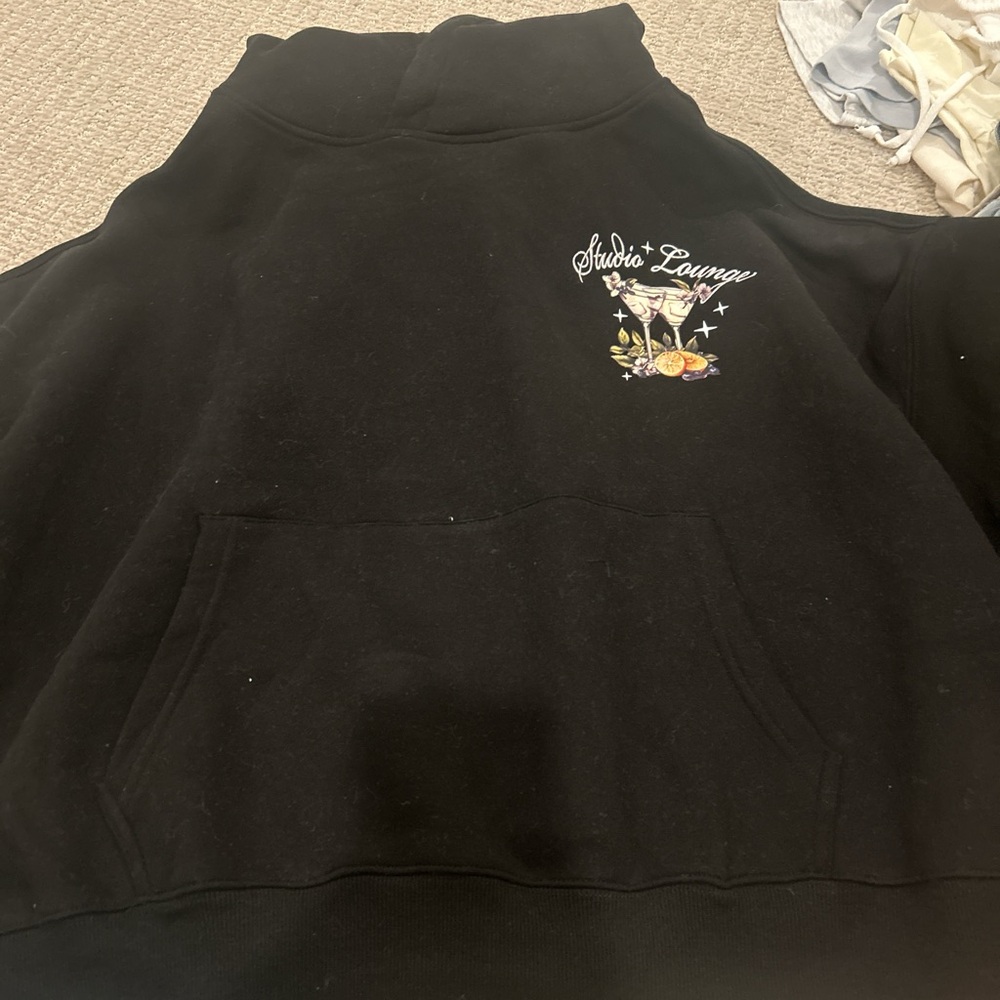 PacSun Black Studio Lounge Jacket
